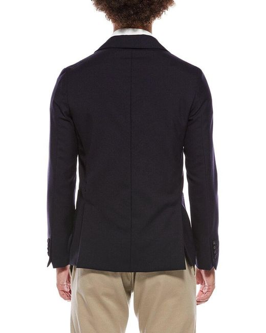 Officine Generale Blue Officine Generale Leon Italian Wool Jacket for men