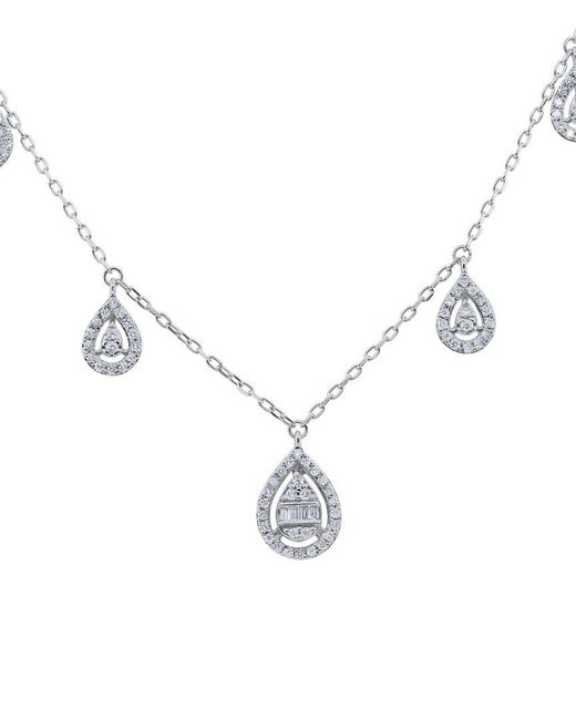 Diana M Metallic Fine Jewelry 18k 0.53 Ct. Tw. Diamond Necklace