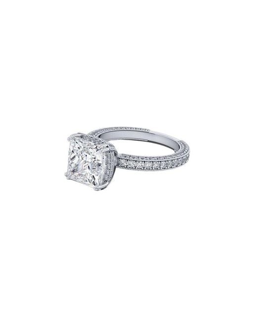 Lab Grown Diamonds White 14K 4.00 Ct. Tw. Lab-Grown Diamond Ring