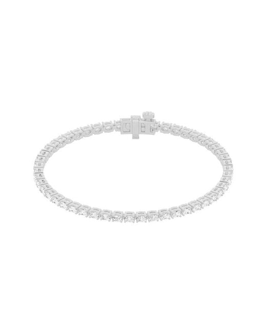 Lab Grown Diamonds White 14K 2.50 Ct. Tw. Lab Grown Diamond Tennis Bracelet