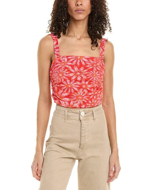 Free People Red All Tied Up Tank