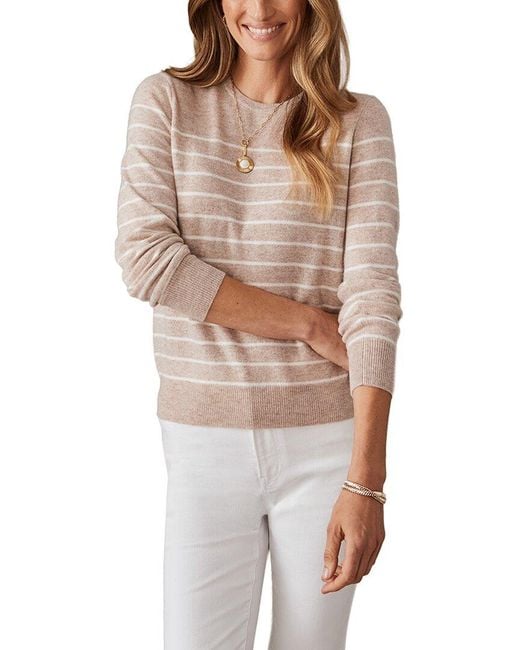 J.McLaughlin White Colette Cashmere Sweater
