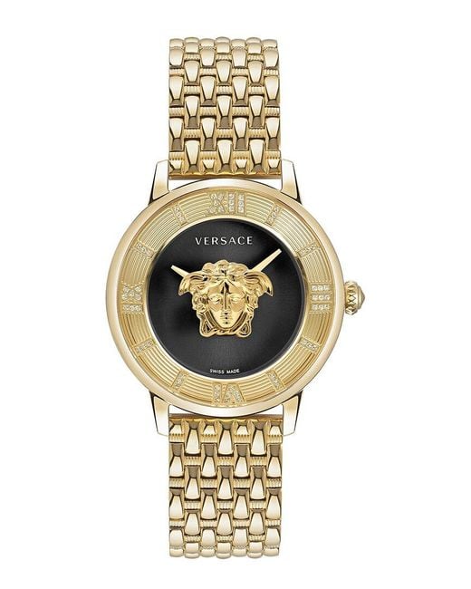 Versace Metallic La Medusa Diamond Watch