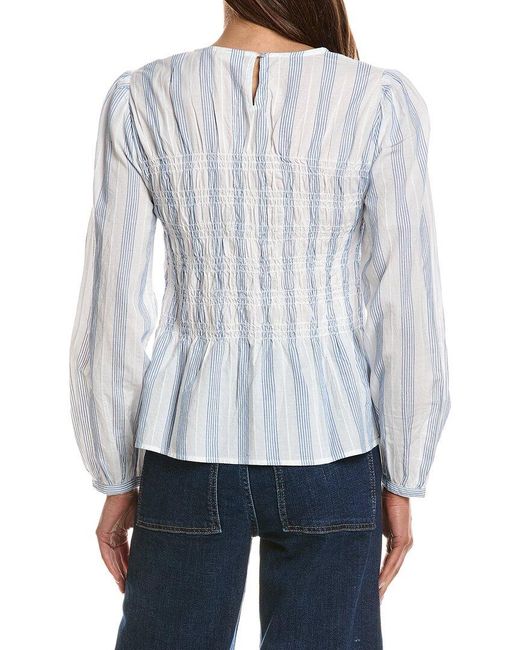 Ichi White Ihrebekka Woven Blouse