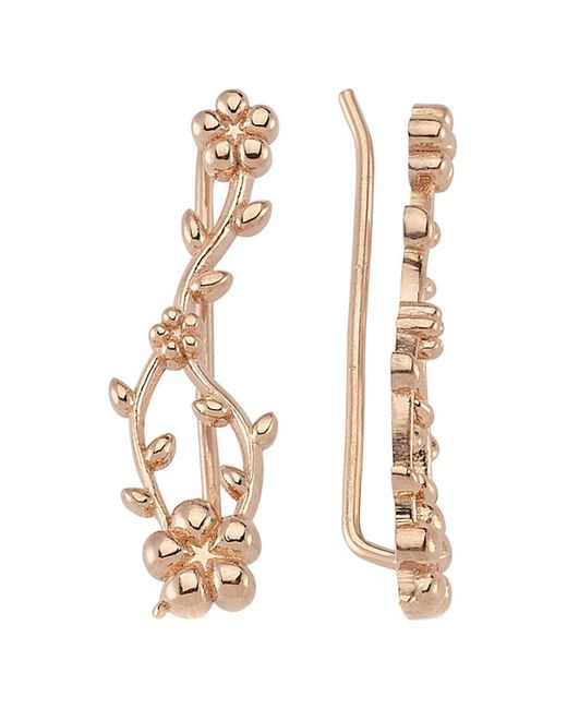 Amorium White 18k Rose Gold Vermeil Ear Cuffs
