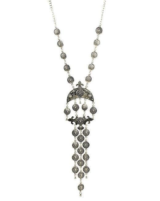 Eye Candy LA Metallic Grammar Necklace