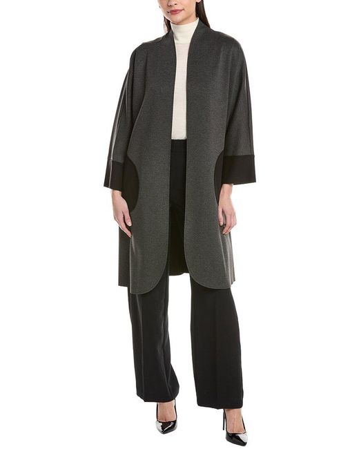 Joseph Ribkoff Black Scuba Cardigan