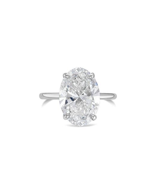 Diana M White Diana M. Platinum 8.00 Ct. Tw. Lab-Grown Diamond Solitaire Ring