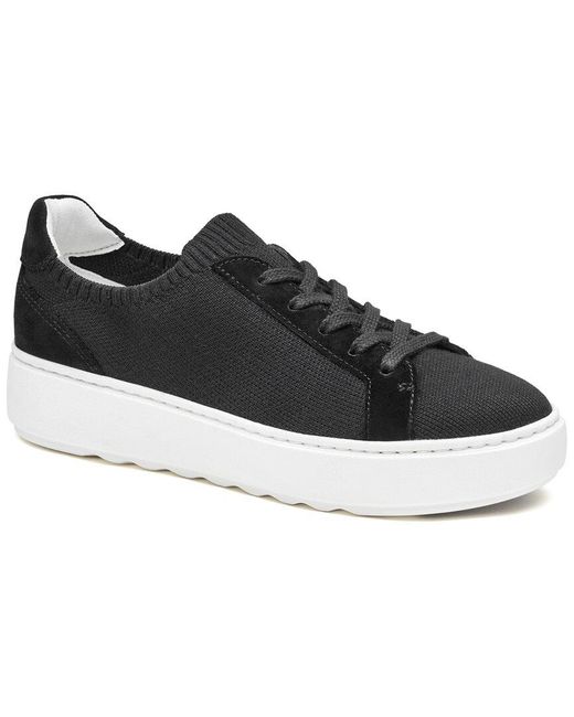 Johnston & Murphy Black Cammie Suede Sneaker