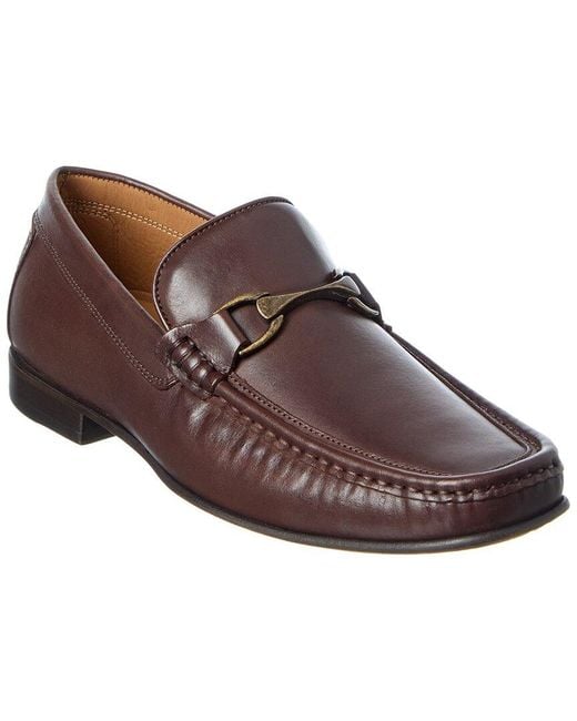 Donald J Pliner Brown Dannie Leather Loafer for men
