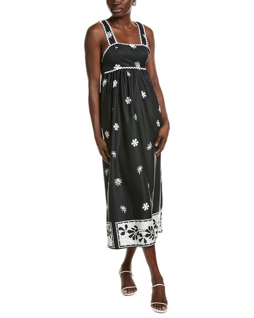 IPPONELLI Black Midi Dress