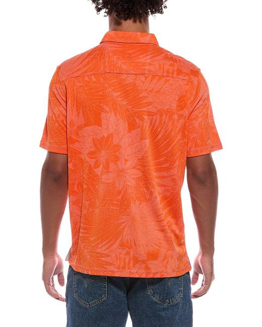 Tommy Bahama Orange Sport Santiago Paradise Polo Shirt for men