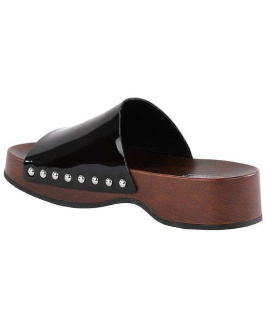 Seychelles Black Patent Clog