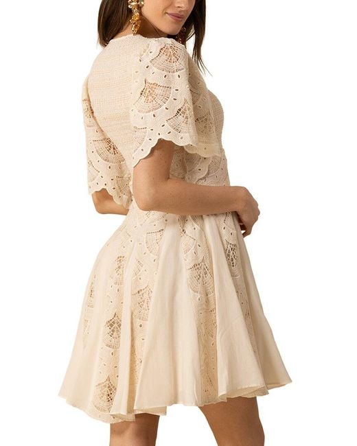 Hale Bob Natural Journi Mini Dress