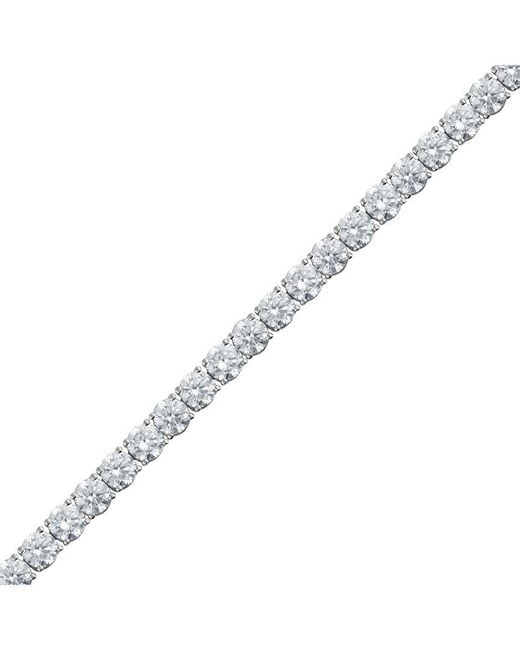 Lab Grown Diamonds White 14K 10.00 Ct. Tw. Lab-Grown Diamond Tennis Bracelet