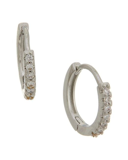 Rebecca Minkoff Metallic 14K Plated Cz Earring Set