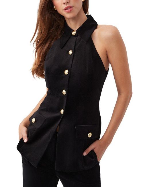 Trina Turk Black Elainia Top