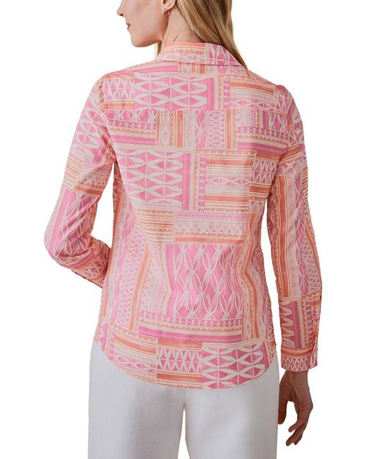 J.McLaughlin Pink Lois Blouse