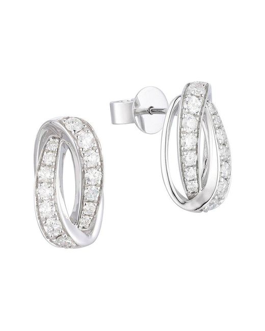 Gregg Ruth White 14K 0.66 Ct. Tw. Diamond Earring