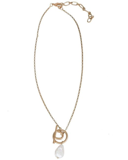 Saachi White Earrings Pearl Necklace And Earring Gift Set