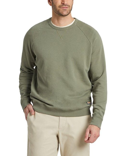 Life Is Good. Green French Terry Shirt for men
