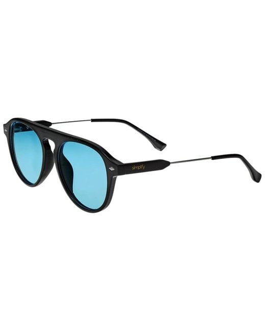 Simplify Blue Ssu127-c2 51mm Polarized Sunglasses for men