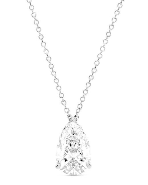 Amairah White 14K 2.00 Ct. Tw. Lab-Grown Diamond Solitaire Pendant Necklace
