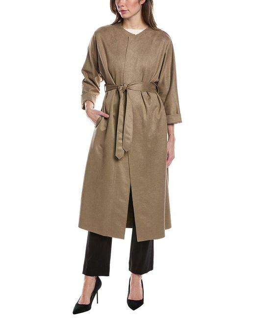 Joseph Ribkoff Natural Open Front Coat