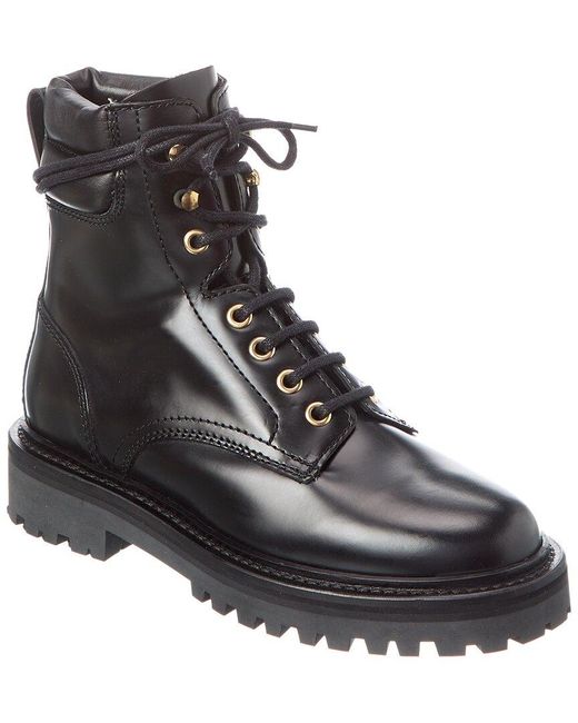 Isabel Marant Black Etoile Campa Leather Boot