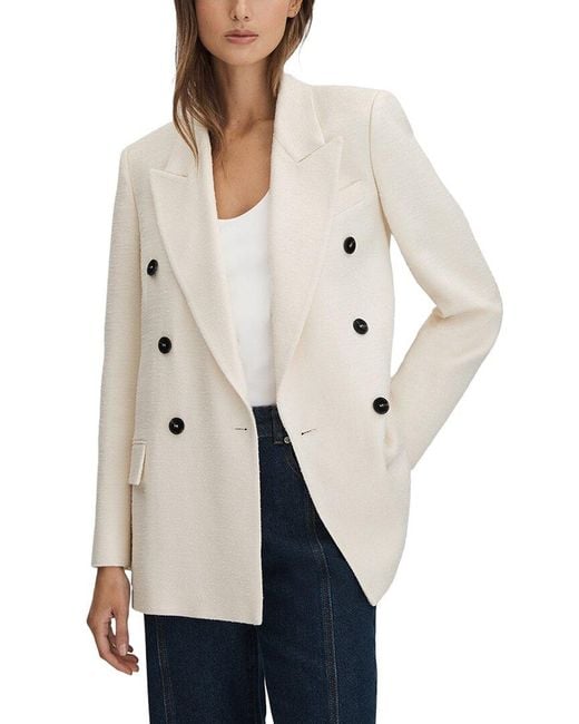 Reiss Natural Bronte Texture Jacket