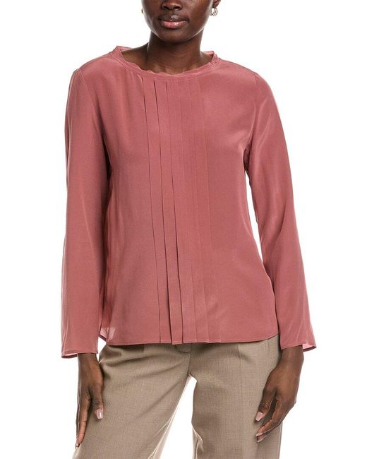 Boss Red Silk Blouse