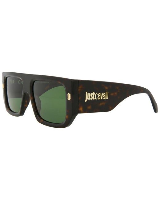 Just Cavalli Green Unisex Sjc022k 56mm Polarized Sunglasses