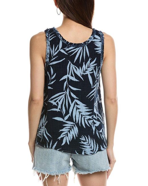 Michael Stars Blue Tammy Easy Tank