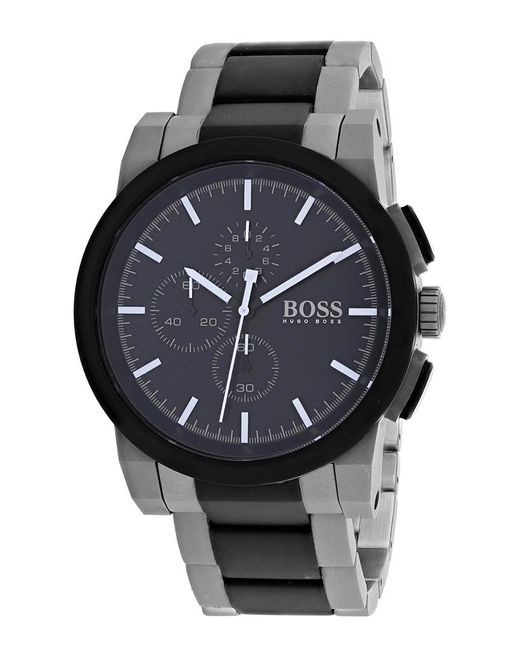 BOSS by HUGO BOSS Classic Watch in Gray for Men | Lyst