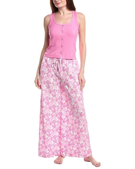 Honeydew Intimates Pink 2Pc Tank & Pant Pajama Set