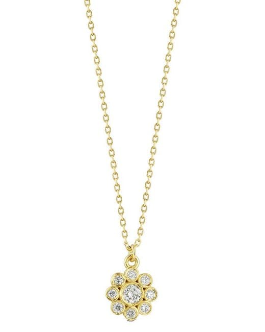 Ember Fine Jewelry Metallic 14K 0.20 Ct. Tw. Diamond Necklace