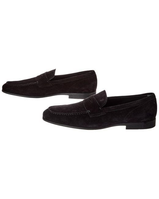 Tod's Black Suede Loafer (authentic Pre-loved)