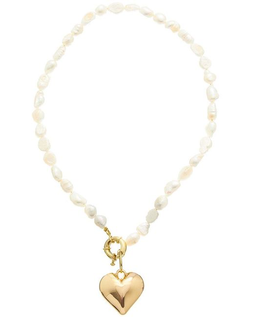 petit moments Metallic Beaded Necklace