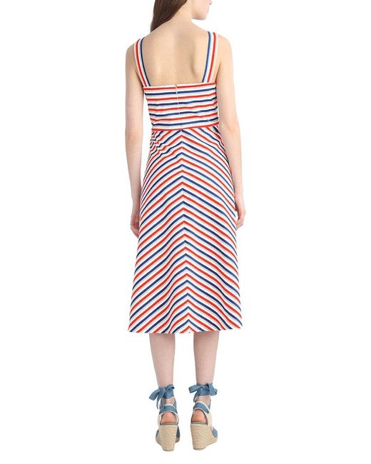 Draper James Pink Angela Love Circle Midi Dress