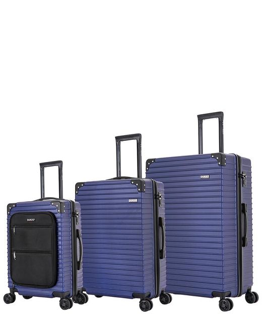 DUKAP Purple Tour 3pc Luggage Set