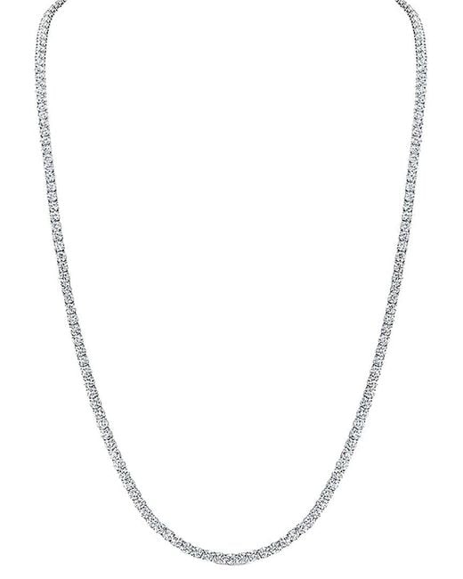 Diana M White Fine Jewelry 14k 12.00 Ct. Tw. Diamond Necklace