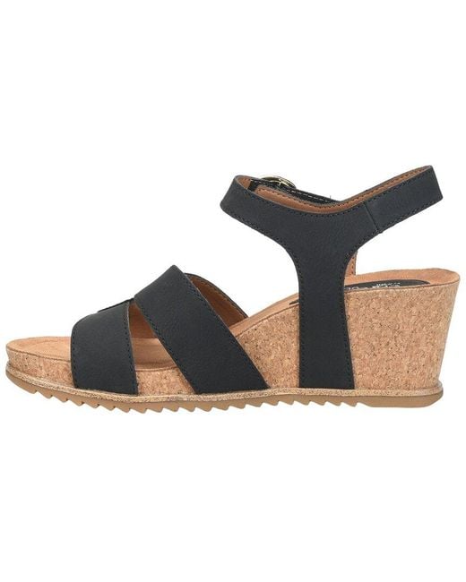 EuroSoft Black Tressa Sandal