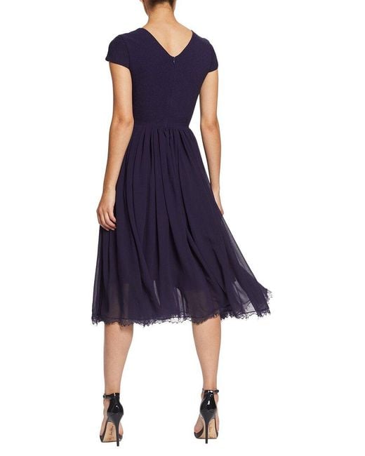 Dress the Population Blue Corey Midi Dress