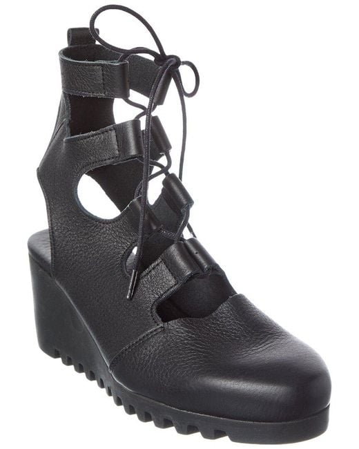Arche Black Larily Leather Sandal