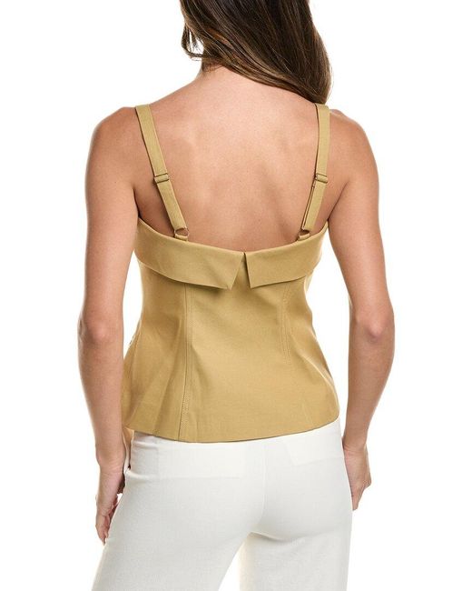 Toccin Brown Jayden Zip Front Moto Top