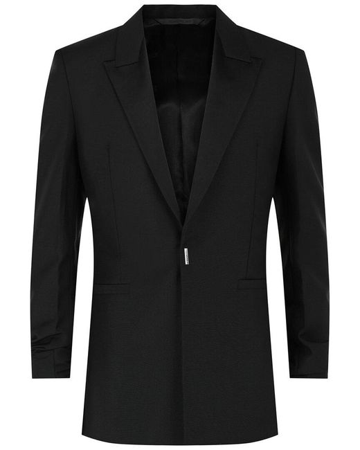 Givenchy Black Wool & Mohair-Blend Jacket for men