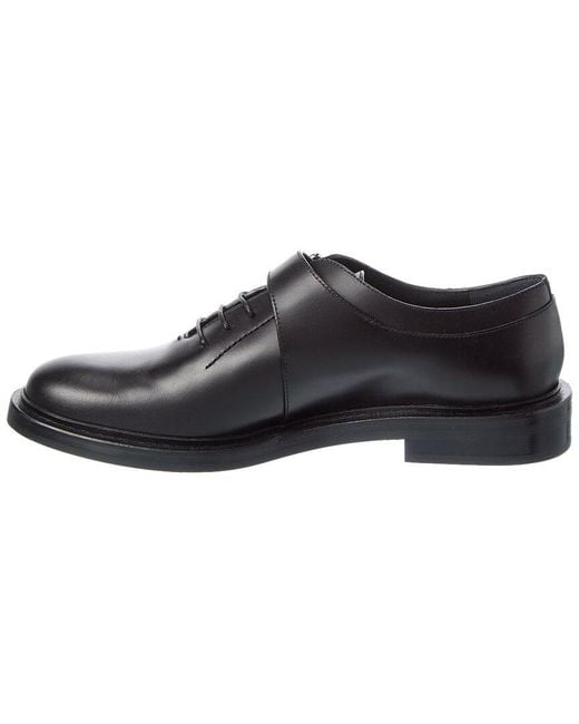 Max Mara Black Leather Loafer