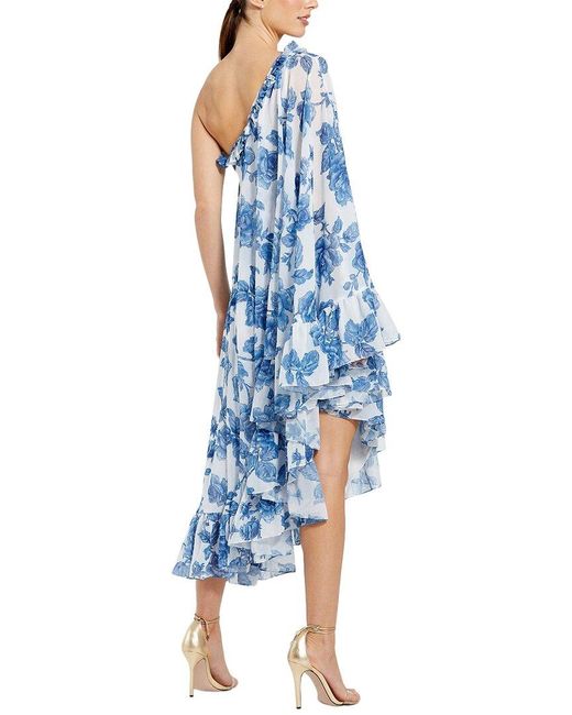 Mac Duggal Blue Midi Dress