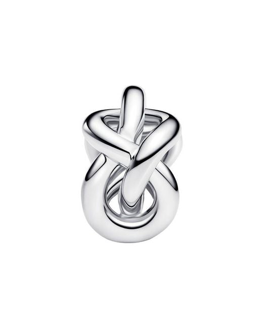 Pandora White Moments Infinity Knot Charm
