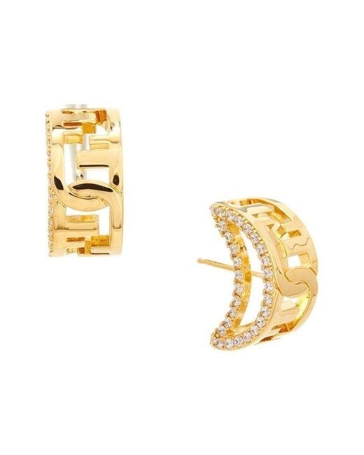Fendi Metallic O'Lock Earrings